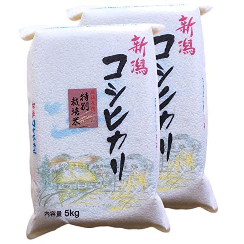 精米令和4年産 新潟県長岡地区［特別栽培米］コシヒカリ 白米 10kg（5kg×2袋）新潟辰巳屋