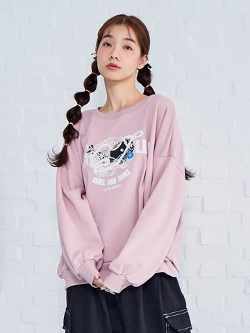 裝袋時尚長袖上衣-黑色