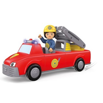Toddys哈利雲梯車(三段式組合車聲光版)