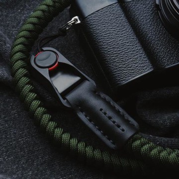 【皮套款】相機背帶通用快裝扣編織繩款復古富士索尼GR3佳能掛脖