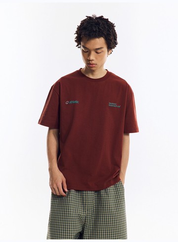 中性風格 反光印花設計 索羅娜材質涼感防曬短袖Tee 情侶裝T恤