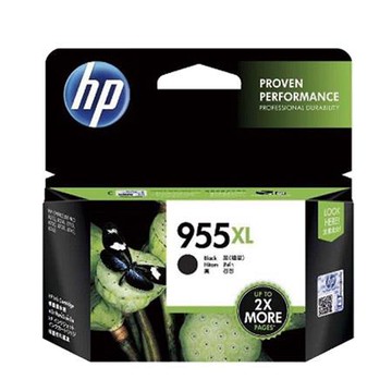 惠普hp原廠(955XL)高容量墨水匣/L0S72AA/黑色