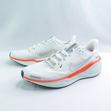 NIKE FN5041108 AIR ZOOM Pegasus 41 大童 慢跑鞋 女鞋 白x橘紅【iSport愛運動】