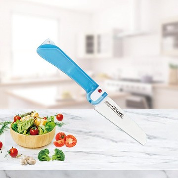 日本 FOREVER 製造鋒愛華銀抗菌輕巧外攜型陶瓷折刀 (藍)