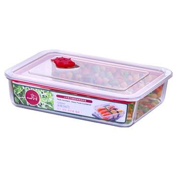 CALF 牛頭牌家族 小牛長方型耐熱玻璃保鮮盒 550ml  1個