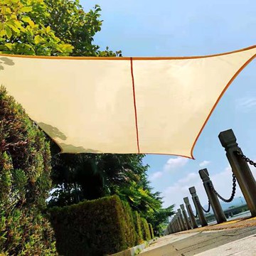 矩形四角遮陽帆 420D牛津布防水遮陽帆戶外 防紫外線遮陽天幕 遮