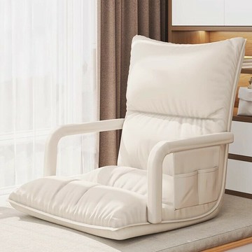 免運 開發票 懶人沙發榻榻米單人折疊床上靠背座椅子宿舍日式坐墊飄窗小沙發 快速出貨