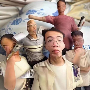 無白邊人形抱枕玩偶摳圖包丑貓娃娃貓咪diy照片搞怪禮物