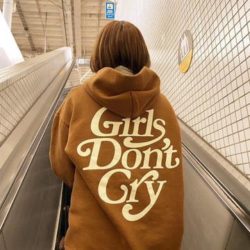 VETESTORM GIRLS DON'T CRY HOODIE潮流經典LOGO男女情侶連帽衛衣