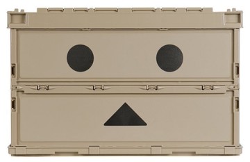 日本【TRUSCO】折疊式 收納箱 阿愣限定版 51.3L TR-C50B-A-DNB