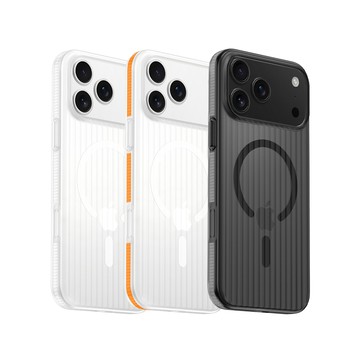 iPhone 17 Pro Max 殼 QinD Apple iPhone 17/17 Air/17 Pro /17 Pro Max 光柵冰霧磁吸殼