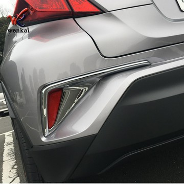 適用于豐田CHR改裝后霧燈罩飾框新款CHR后備箱尾霧燈框保險杠貼片