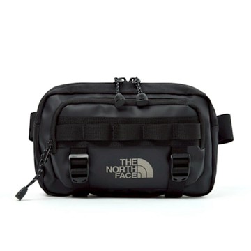 The North Face 北臉 腰包 斜背包 運動小包 防潑水 BASE CAMP LUMBAR 黑 NF0A8BK5BIA