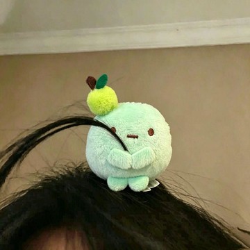 本場熱賣😊可愛髮卡角落生物三色圓子手玉粉圓藍圓黃圓玩偶送好朋友禮物公仔