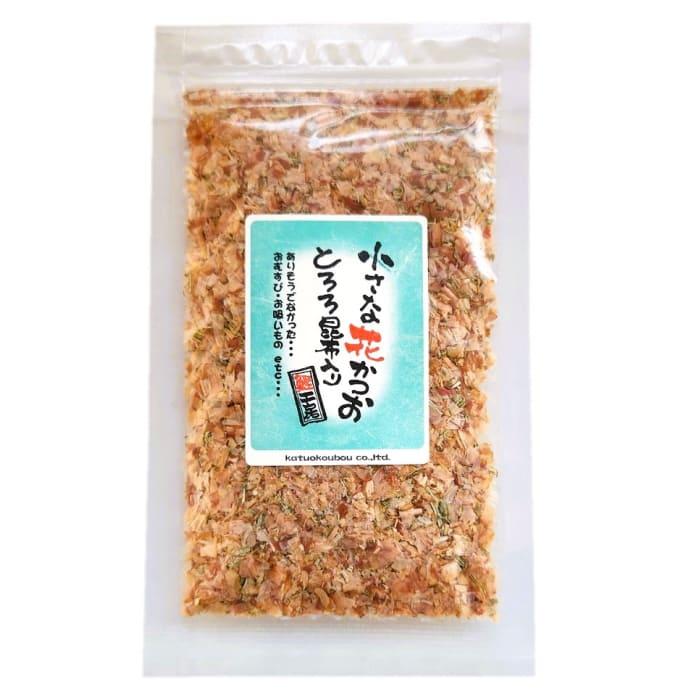 小さな花かつお とろろ昆布入り 25g（無添加  鰹節 かつお節 削り節 とろろ うどん 鰹工房）