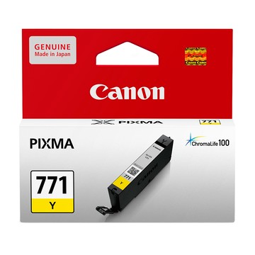 Canon 佳能 原廠正品墨水匣 CLI-771 Y 黃色 台灣地區專用  1個