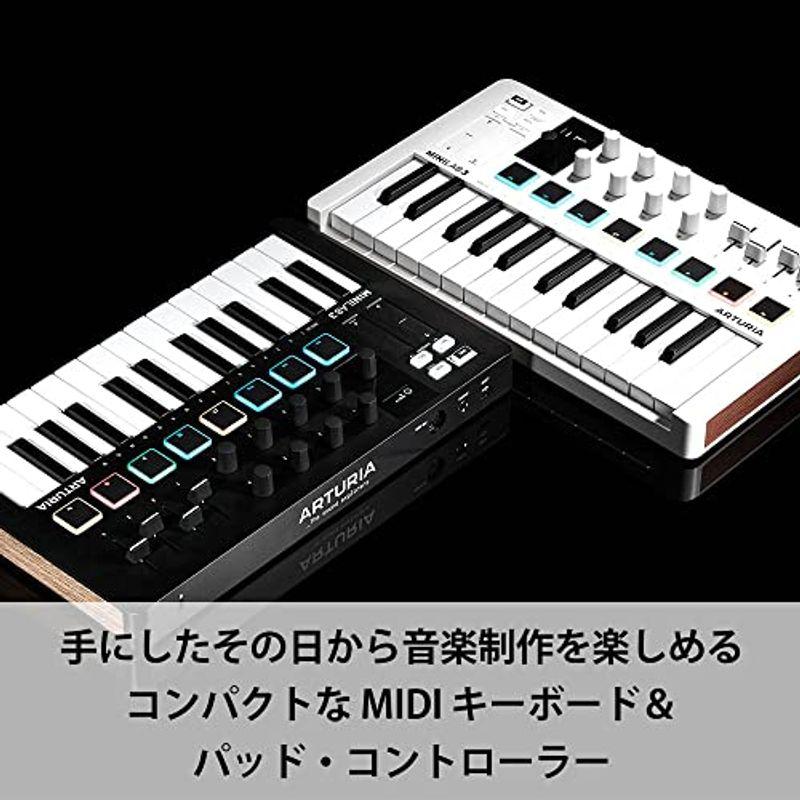 Arturia MIDI キーボード コントローラー MiniLab ホワイト