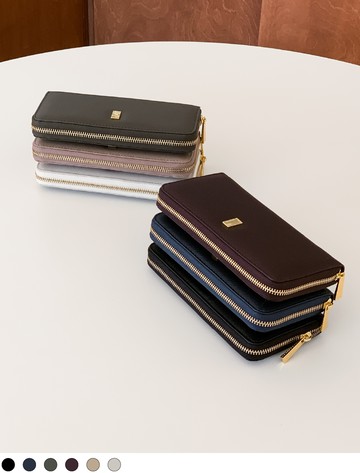 【COVERME】 981 經典方標防刮紋長夾