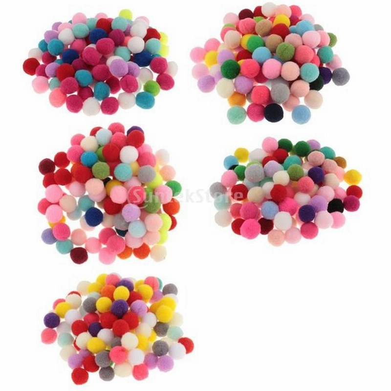 約500個 ポンポンボール ポンポン ボール 毛球 かわいい カラフルポンポン Diy 手作り 手芸材料 飾り 子供diy 工芸品 通販 Lineポイント最大0 5 Get Lineショッピング