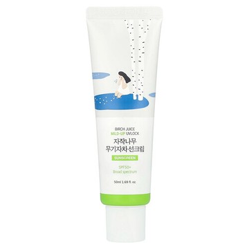 Round Lab, 樺樹汁 Mild-Up 抗曬霜，SPF 50+，1.69 液量盎司（50 毫升）