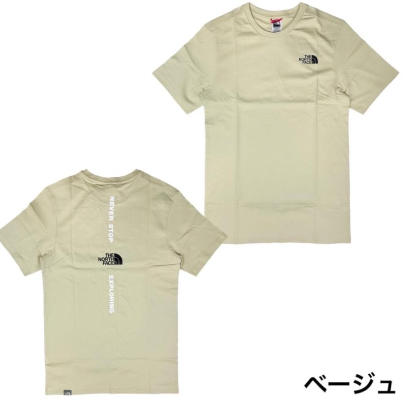 【Lサイズ】新品 ノースフェイス Vertical Tシャツ ホワイト