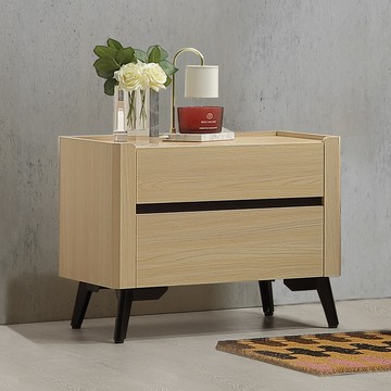 【Homelike】喜家居二抽床頭櫃(2501)