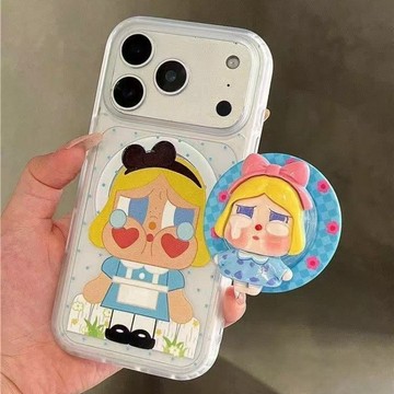愛麗絲哭娃藍適用蘋果17promax手機殼iPhone16磁吸15/14/13/12/11/xr/xs