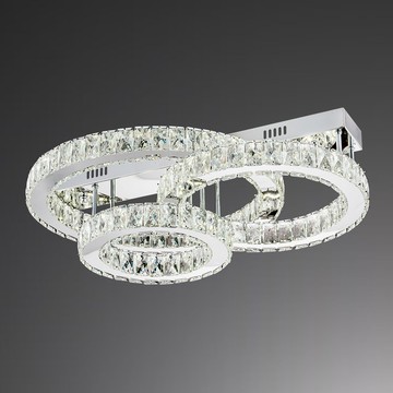 94W三色變光水晶吸頂燈 B209-010025