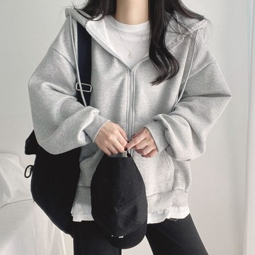 已售9642件💖Vuja de 純棉帽t衛衣 大學t 薄衛衣 oversize 大學t 長袖 秋冬上衣 素色印花 潮流