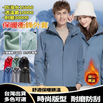 WEEK PROTECTION 三合一衝鋒外套 加絨外套 防風防潑水 保暖外套 大尺碼機車外套 戶外機能外套 滑雪服