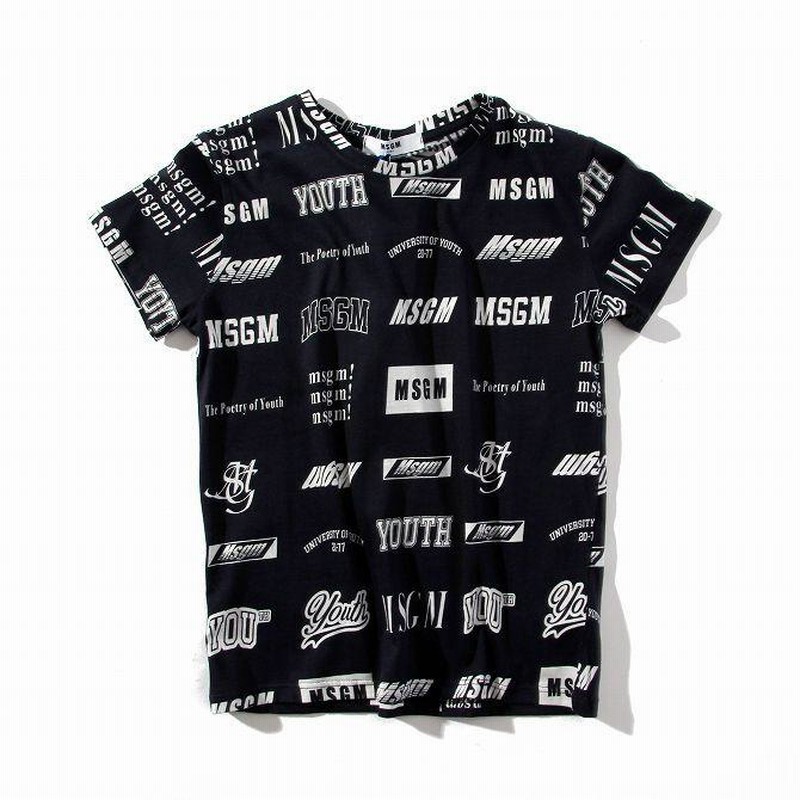 MSGM エムエスジーエム キルティング花柄半袖カットソー MSGM エムエスジーエム キルティング花柄半袖カットソー