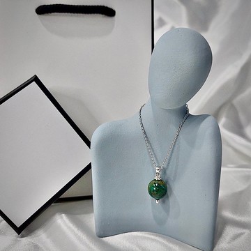 天然藍銅礦項鍊