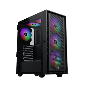 Xigmatek 富鈞 XTK-Z 炫彩固光 ATX 電腦機殼 磁吸式玻璃側板 附6顆風扇