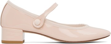Repetto 粉色 Rose 玛丽珍鞋