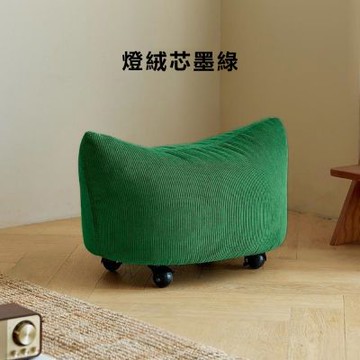 家用萬向輪腳換鞋凳 高回彈海綿 免安裝 40x60x30CM 換鞋凳 矮凳 滑輪凳 沙發凳