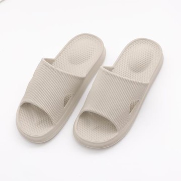 【333家居鞋館】 足底紓壓★素雅輕量家居拖鞋-淺灰