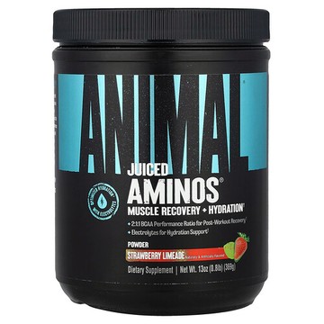 Animal, Juiced Aminos® 複合胺基酸，草莓酸橙味，13.3 盎司（378 克）