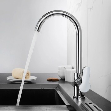 冷熱水龍頭開關廚房龍頭洗碗菜盆池單水槽臺盆面盆洗臉盆旋轉龍頭