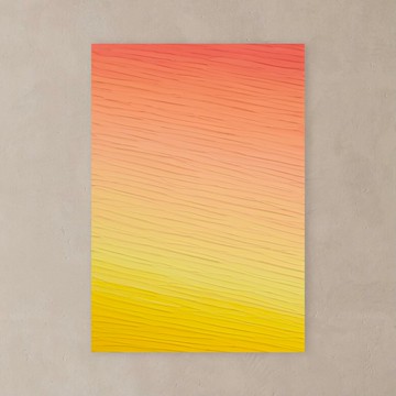 【客製化】裝飾畫 / 壓克力畫 / 橙色 / 黃色 - 質感 家居佈置