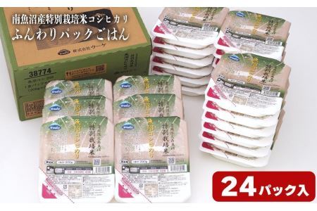 早い!簡単!美味しい!ふんわりパックごはん200g×24パック