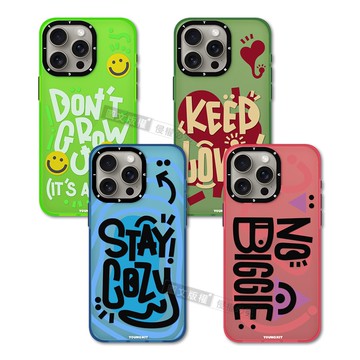 【VXTRA】YOUNGKIT原創潮流 iPhone 15 Pro Max 6.7吋 心悅系列 塗鴉彩繪防摔手機殼