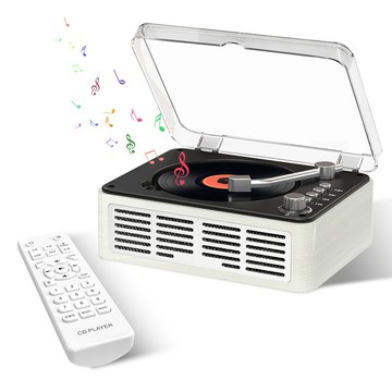 唱片播放器 復古CD機 復讀機英語碟片禮物定制光盤【Snowbelle優選】