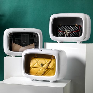 包包收納柜神器放包柜家用臥室裝放包包的防塵整理柜收納箱子透明