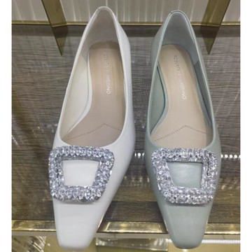 商場同款 諾貝達Roberta平跟百搭女鞋2024春款方扣單鞋RS247203