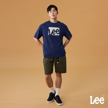 Lee 男款 季節性版型 斜口袋休閒短褲 二色