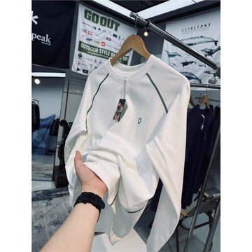 雙面德絨吸濕透氣高彈力戶外動態保暖男女通用打底層套頭抓絨衣