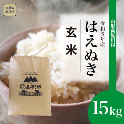 ふるさと納税 鮭川村 令和5年産 鮭川村 はえぬき  15kg (15kg×1袋)