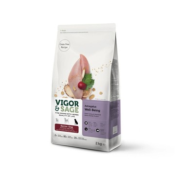 【PawHomie】靈萃 VIGOR&SAGE 靈萃熟齡犬黃耆補氣草本無穀糧 2KG