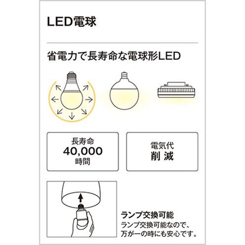 オーデリック エクステリア LEDガーデンライト 白熱灯40W相当 非調光 防雨型 プラグ付 スパイク・置型兼用 黒色 電球色:OG264057LR  LINEショッピング