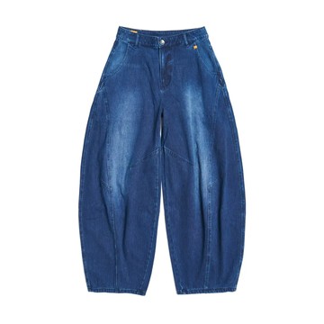 橘標｜男裝｜丹寧燈籠寬褲